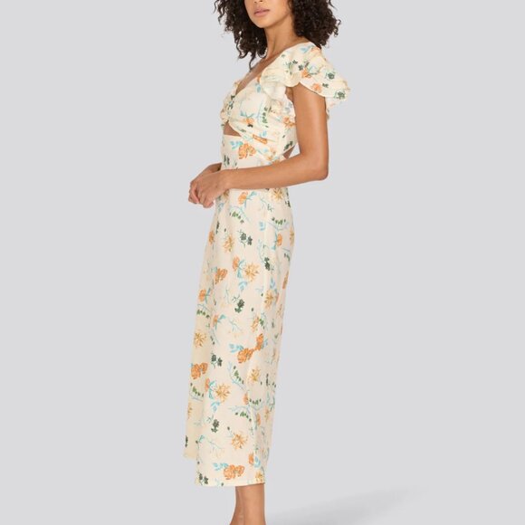 WORN ONCE ONLY: Solid & Striped Renata Dress - Brule Multi Floral - Picture 2 of 7